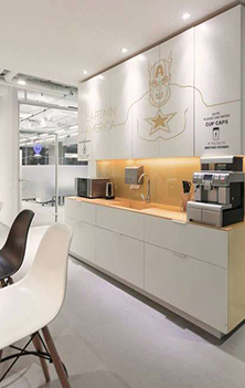 Completed commercial fit-out project in Dubai